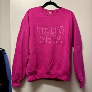 Hot Pink DZ Crewneck Sweatshirt